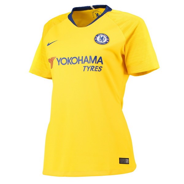 Maillot Football Chelsea Exterieur Femme 2018-19 Jaune